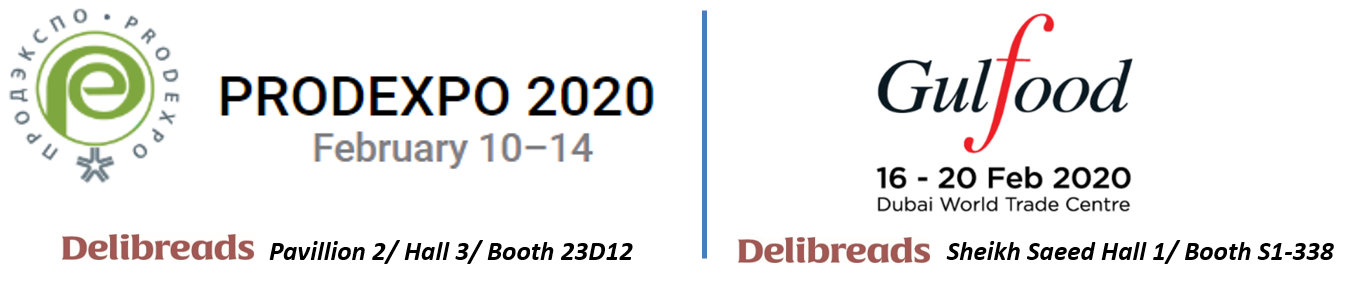  Delibreads estará presente en PRODEXPO y GULFOOD 2020